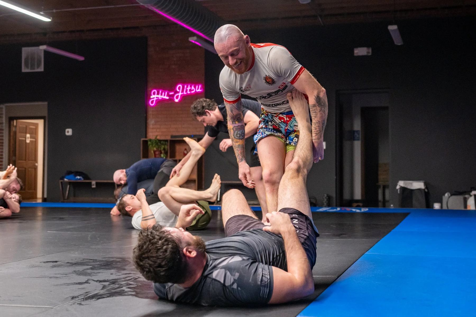 Live training at Renzo Gracie Des Moines